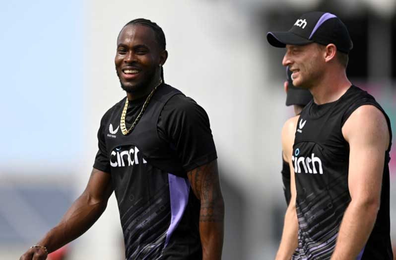 England pacer Jofra Archer and captain Jos Buttler