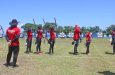 Team Guyana shoots during the Caribbean Development Archery Championships