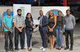 (left to right): Saeed Karim; Federation President, Vidushi Persaud-McKinnon; Club President, Courtlee Rodrigues; Club General Secretary, Milessa Rodrigues; Club Assistant Secretary, Olivia Welcome; Club Public Relations Officer, Theon Gibson