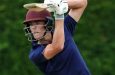 Like his father Michael, Archie Vaughan is a batter who bowls off-spin