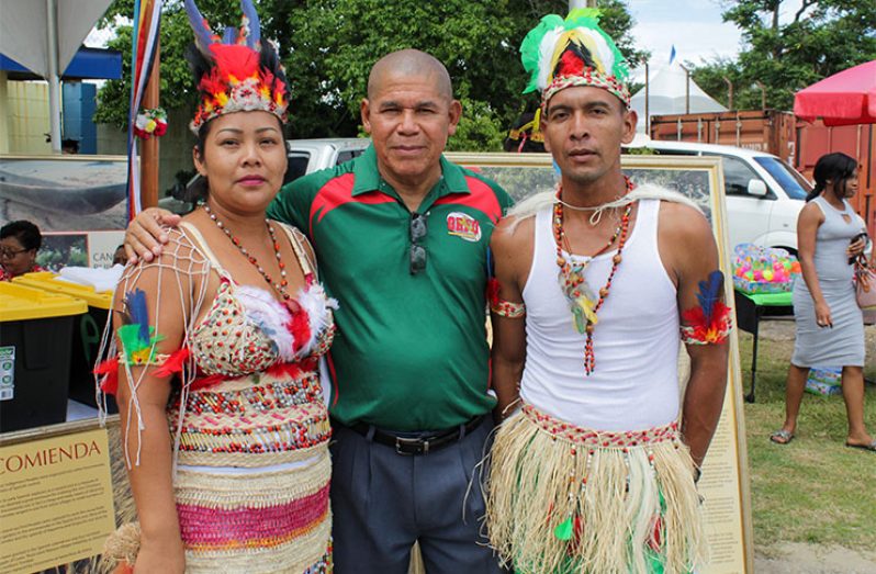 Social Cohesion Minister, Dr. George Norton stopped by the festival to show his support (Vishani Ragobeer photo)