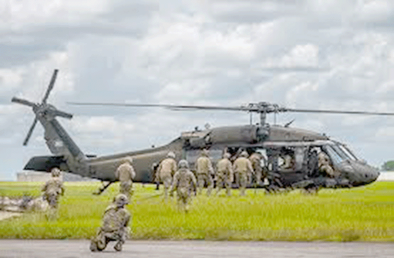 FLASHBACK: Caribbean and US military participate in the Tradewinds 2023 exercise at Air Station London, Timehri (Delano Williams photo)