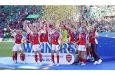 Arsenal came through Champions League qualifying and played 15 matches to win the trophy