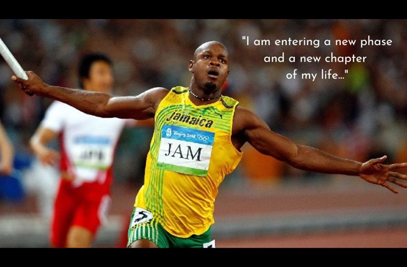 Former 100m world –record holder Asafa Powell