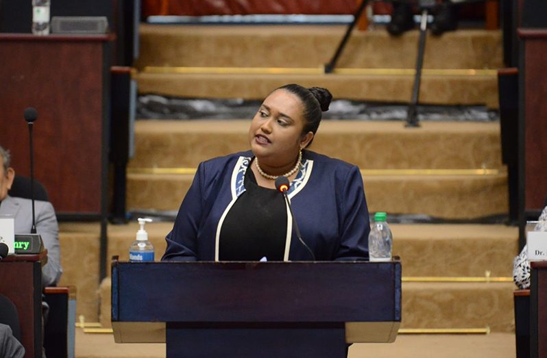 Deputy Speaker, Dr Asha Kissoon (Delano Williams photo)