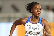 Britain's Dina Asher-Smith in action at Khalifa International Stadium, Doha, Qatar. (REUTERS/Aleksandra Szmigiel)