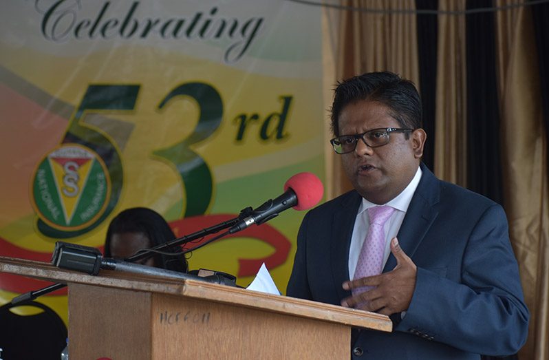 Minister within the Office of the President with Responsibility for Finance, Dr Ashni Singh. (Elvin Carl Croker photo)