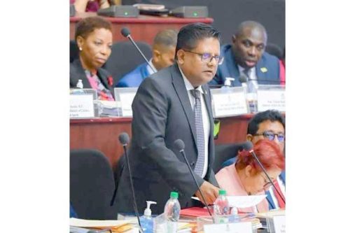 Senior Minister in the Office of the President with Responsibility for Finance, Dr Ashni Singh