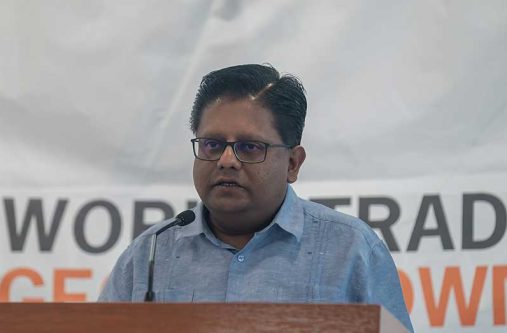 Senior Minister within the Office of the President with Responsibility for Finance, Dr Ashni Singh (Delano Williams photo)