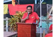 Finance Minister, Dr Ashni Singh addressed residents of Fort Ordinance, East Canje Berbice