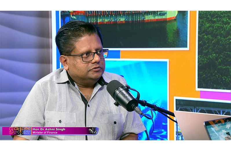 Finance Minister, Dr. Ashni Singh (Starting Point photo)