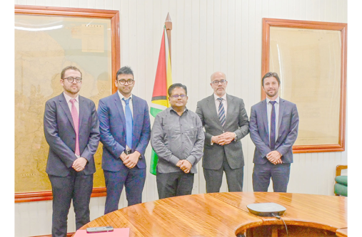 Ashni Minister in the Office of the President with Responsibility for Finance, Dr. Ashni Singh, along with other stakeholders from Citi