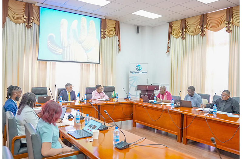 Senior Minister in the Office of the President with Responsibility for Finance, Dr Ashni Singh, on Friday, led a Government of Guyana/World Bank Group Country Performance Review at the Arthur Chung Conference Centre