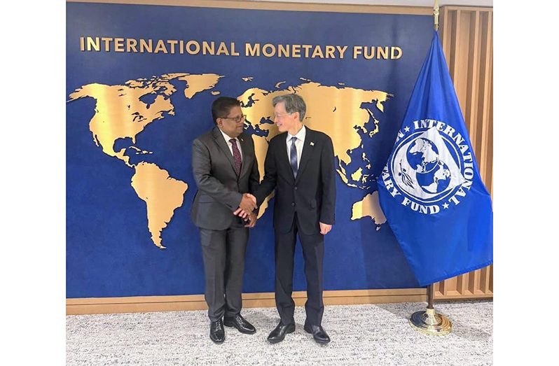 Finance Minister, IMF official discuss Guyana’s recent economic developments, prospects