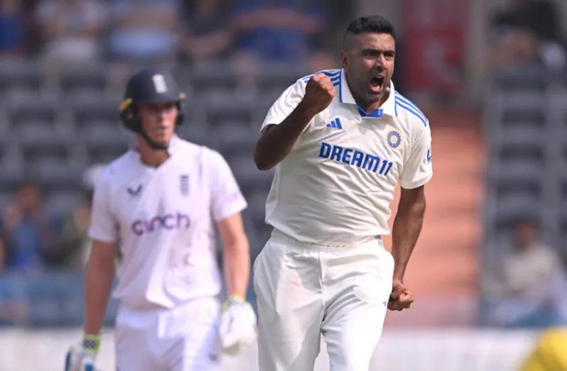 R Ashwin took the first wicket of the series•Getty Images