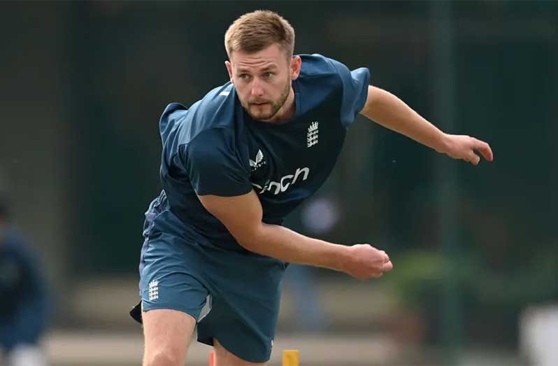 Pace bowler Atkinson to make England Test debut - Guyana Chronicle