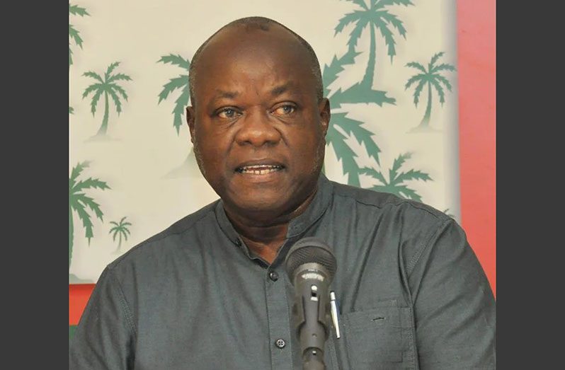 Chairman of APNU, Aubrey Norton