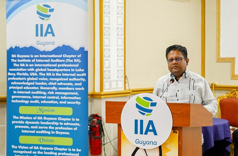 Senior Minister in the Office of the President with Responsibility for Finance and the Public Service, Dr. Ashni Singh on Thursday, while commending the Institute of Internal Auditors (IIA) Guyana Chapter Inc. for its work done thus far in Guyana, also urged the IIA to consider the immeasurable value that the function can offer to organisations