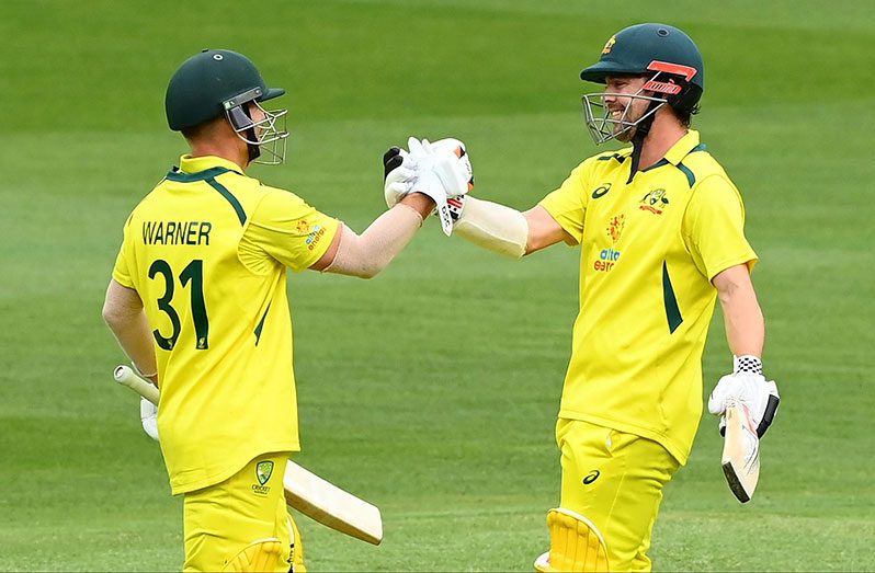 A record ODI stand at the MCG from Travis Head (right) and David Warner has propelled Australia to a 3-0 series win over England, who suffered their worst ever one-day loss.
