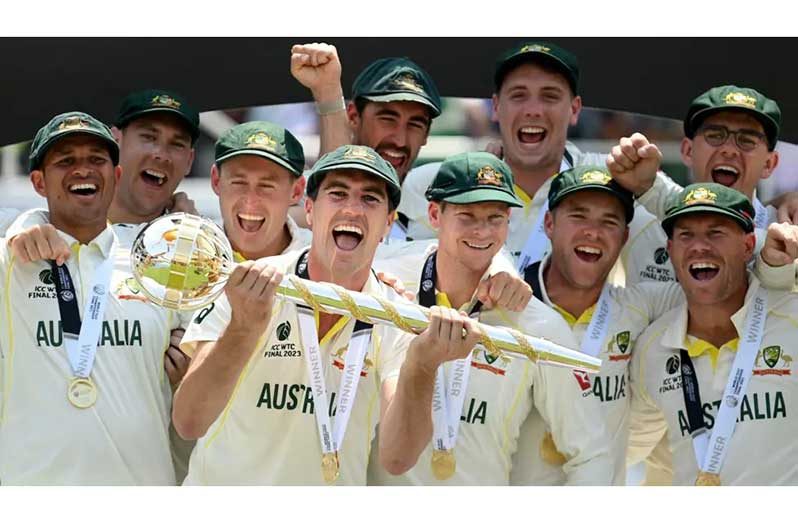 Australia are one of only three teams to win the World Test Championship, along with New Zealand and South Africa