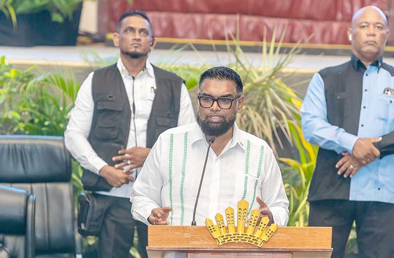 President Dr Irfaan Ali (Delano Williams photos)
