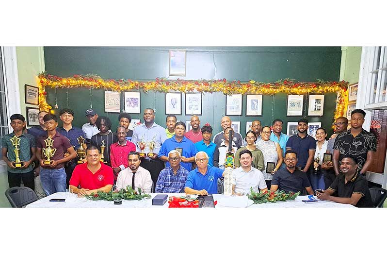 GCC Executives (sitting) and awardees after the presentation ceremony (Sean Devers photo)