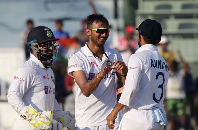 The second Test was wrapped up by India's spinners on day four, with Axar Patel delivering a five-for on his debut against England.