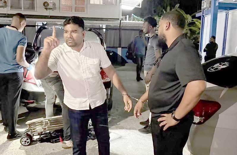 Opposition Leader Azruddin Mohamed following the shooting incident at Kitty