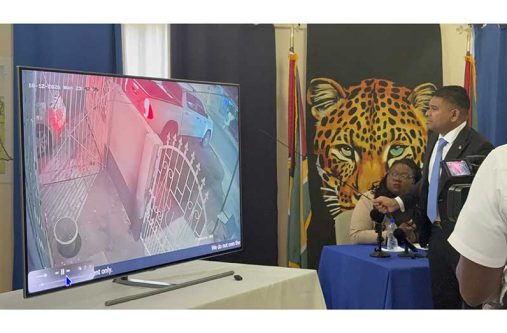 Opposition Leader Azruddin Mohamed during the press conference on Monday