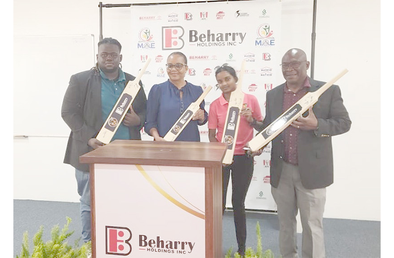 From left: Azizi Christiani, Malissa Slyvester, Karishma Ramnauth and Troy Peters of the Petra Organisation