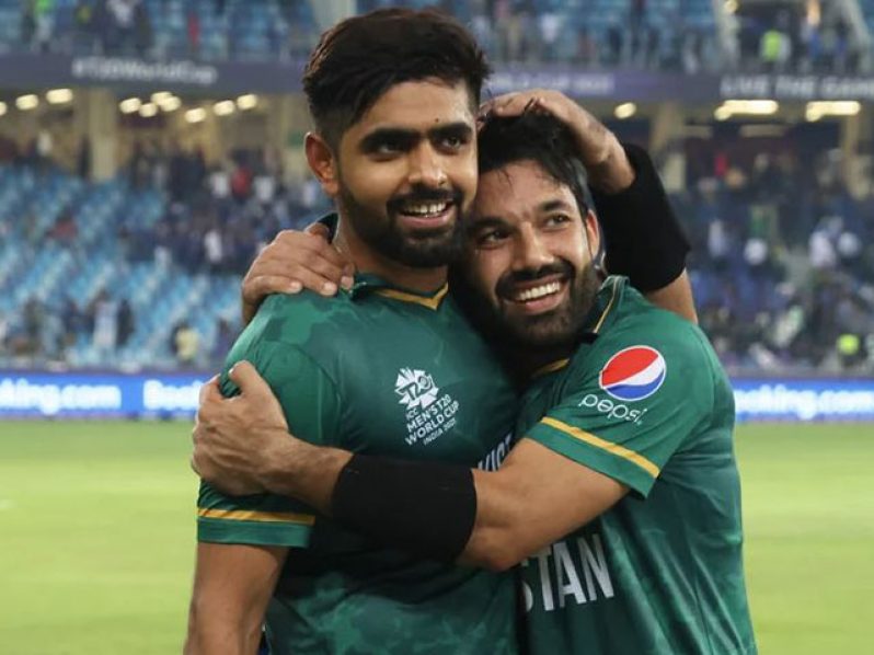 Babar Azam and Mohammad Rizwan  shared a 113-run  opening stand for Pakistan.