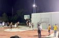 The Guyana Basketball Federation (GBF) Elite 16 Knock-Out basketball competition action