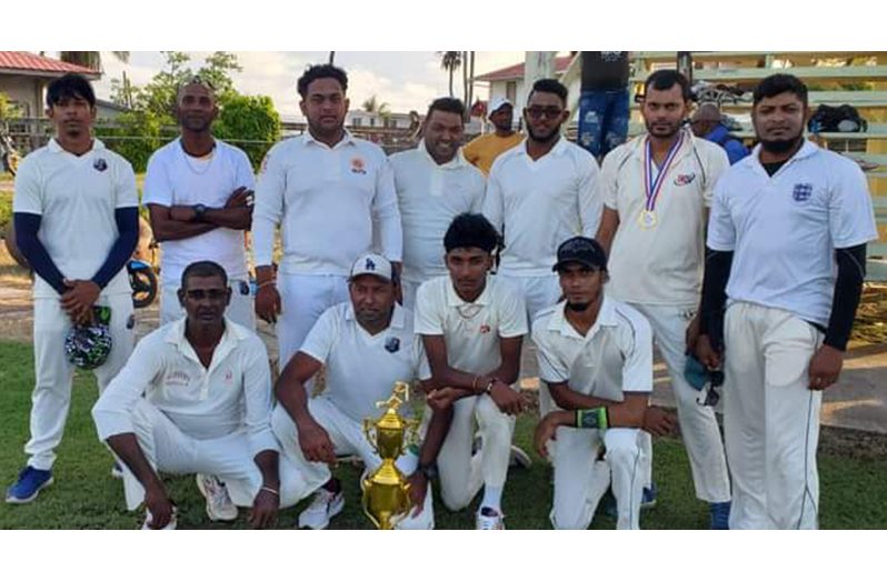 The winning Chesney team pose with their trophies