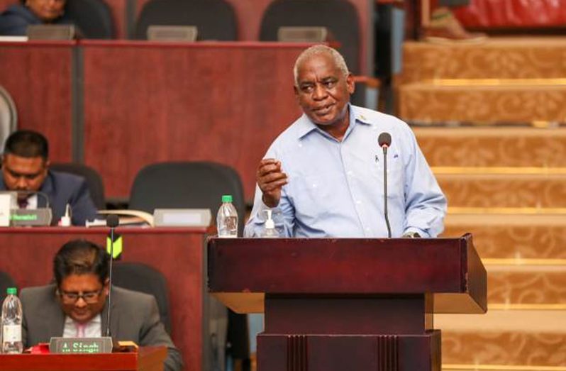 Home Affairs Minister, Robeson Benn (DPI photo)