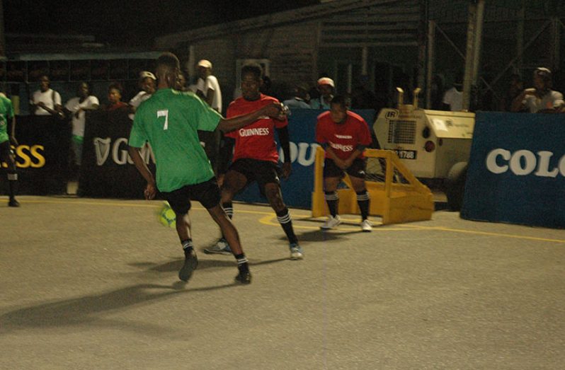 Action in the Berbice Zone of the Guinness ‘Greatest of the Streets’.