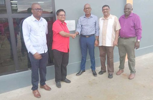 The Government of Guyana continues to advance its investments in education, job creation and skills training initiatives, with the commissioning of another skills development and certification centre in Region Six