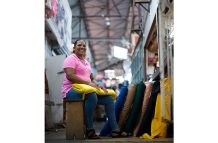 Natasha Ramlal has been a market vendor for the last 17 years (Samuel Maughn photo)