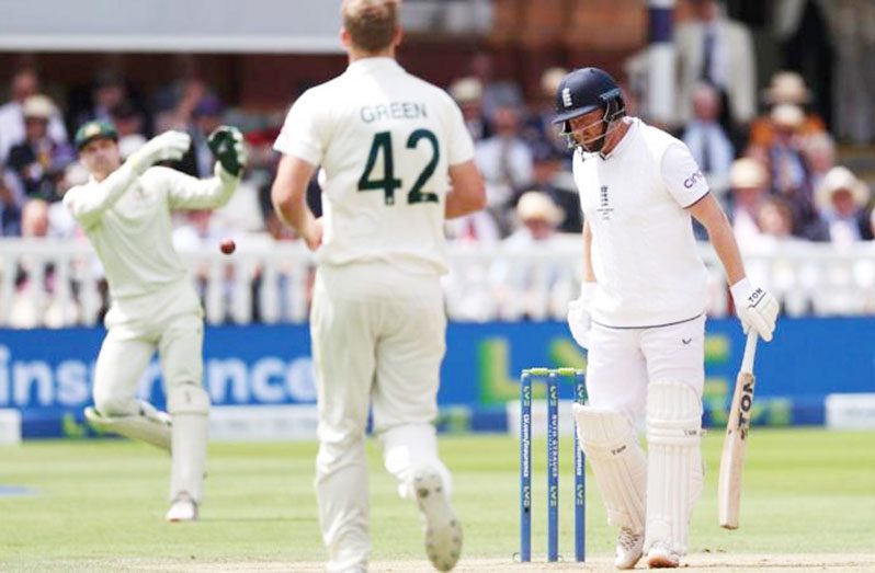 Jonny Bairstow made 16 in the first innings and 10 in the second at Lord's.