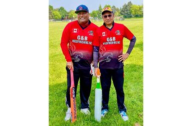 Ian Baldeo (right) and Ken Itwaru