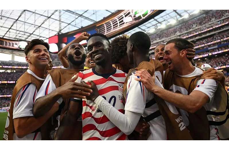 Led by Folarin Balogun, the USA scored three goals in a dominant first half