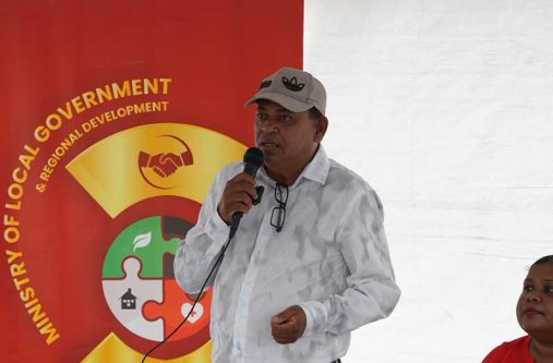 Best/Klein Pouderoyen Neighbourhood Democratic Council (NDC) Chairman Umesh Balram (Sachin Persaud photo)