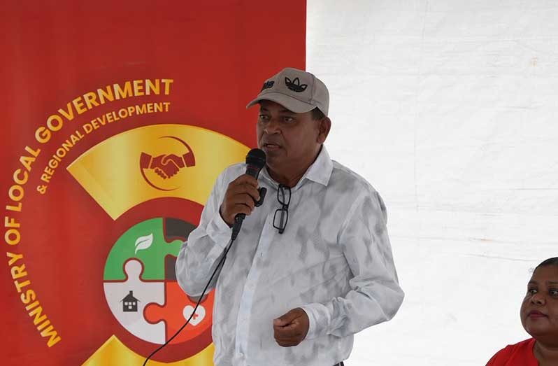 Best/Klein Pouderoyen Neighbourhood Democratic Council (NDC) Chairman Umesh Balram (Sachin Persaud photo)