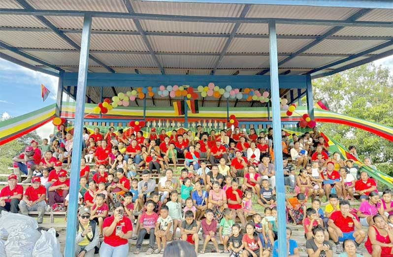Residents of Bamboo Creek in the North Pakaraimas extended a warm greeting to Minister of Amerindian Affairs, Pauline Sukhai, who emphasised the government's significant investments in infrastructure, agriculture, health, education, and sports throughout Region Eight