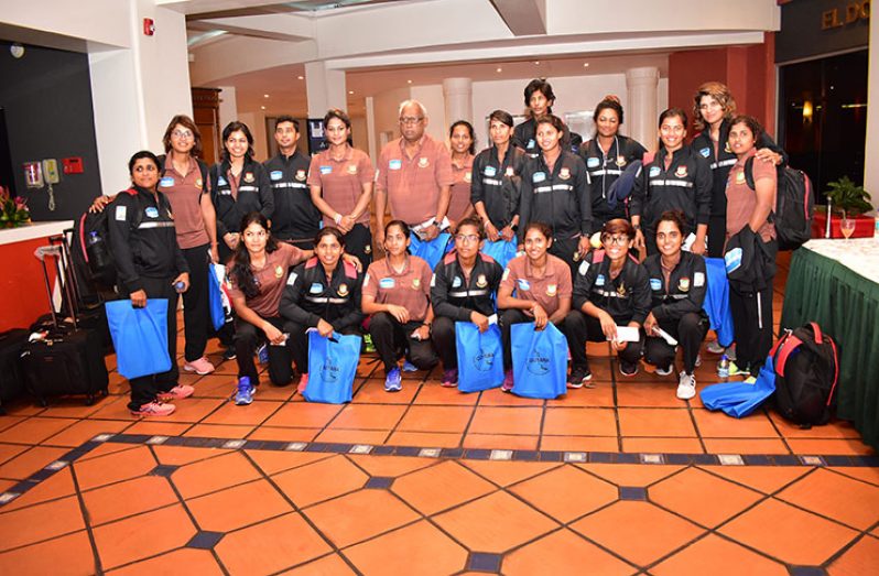 Bangladesh Women’s Cricket team arrived in Guyana on Thursday. They were given a warm welcome at the Guyana Pegasus International Hotel.