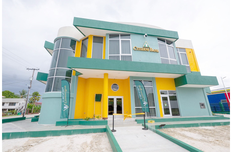 The new Citizens Bank branch opened in Bartica on Friday