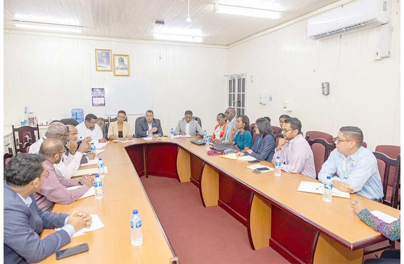 Representatives from the New Building Society (NBS), Republic Bank (Guyana) Limited, Guyana Bank for Trade and Industry (GBTI), Citizens Bank Guyana Inc., Demerara Bank Limited, and Bank of Baroda attended the meeting, sharing recommendations to improve and simplify financing and construction procedures for prospective homeowners