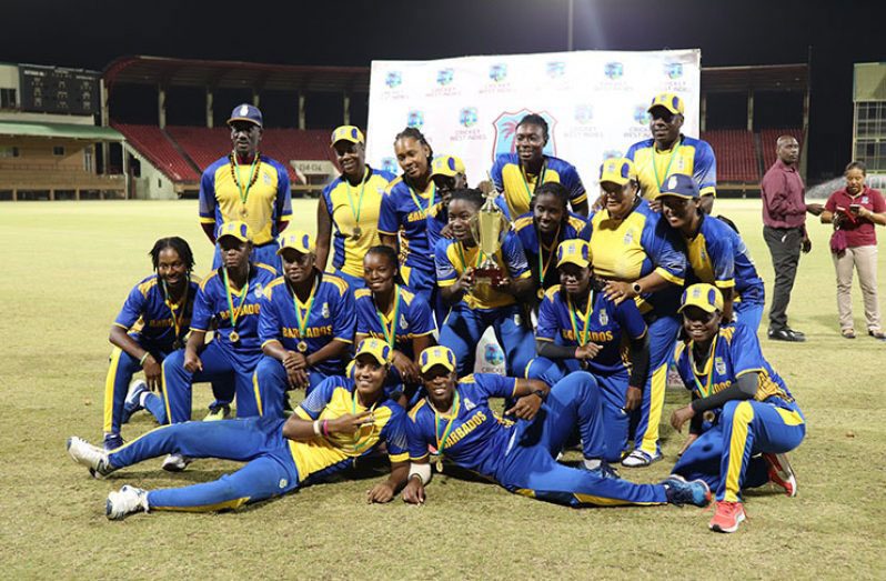 FLASHBACK! The winning Barbados team after claiming the CWI Women’s T20 Blaze in 2019