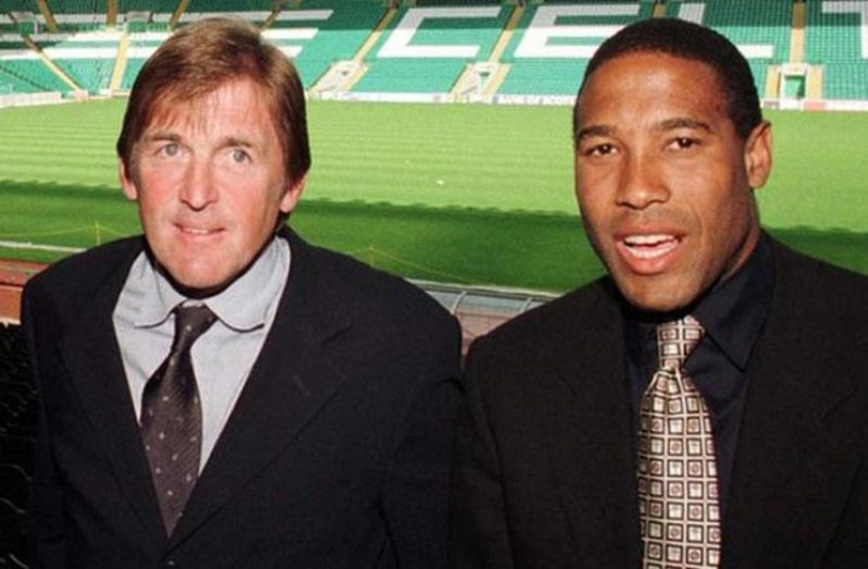 Kenny Dalglish (left) and John Barnes arrived at Celtic Park in June 1999 as director of football and head coach respectively,