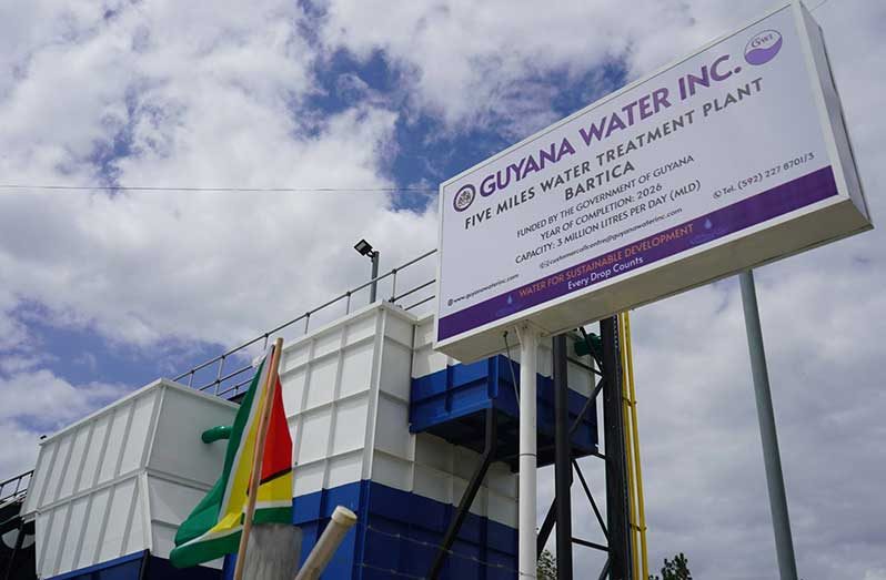 The Bartica water-treatment plant is the first surface-water treatment plant of its kind in Guyana