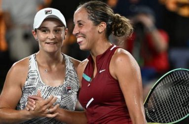 Ashleigh Barty (left) has won all 10 singles matches she has played in 2022, while Madison Keys has endured a difficult 2021
